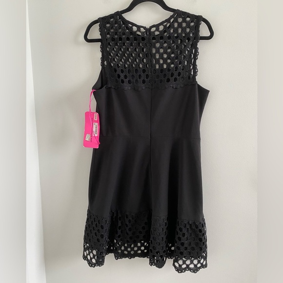 Betsey Johnson Black Dress Size 14 New With Tag - Picture 7 of 9